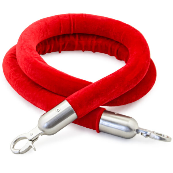 Afzetkoord zwart/rood (1,6 mtr)