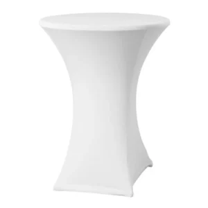 Tafelrok sta/praattafel Stretch (kleur wit)