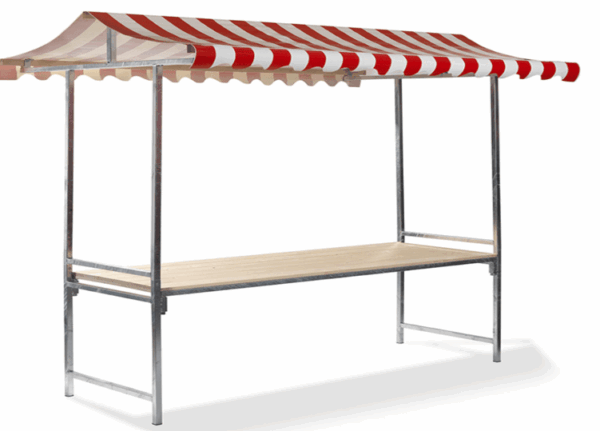 Marktkraam 2 x 0,8 mtr