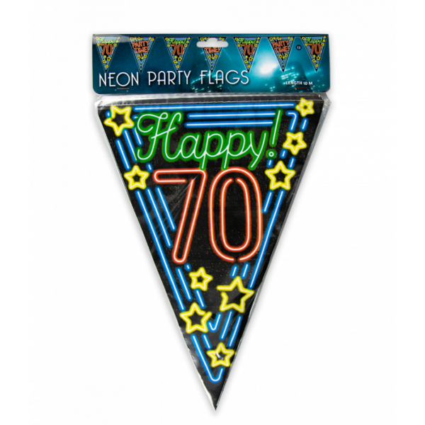 Vlaggenlijn 70 jaar neon