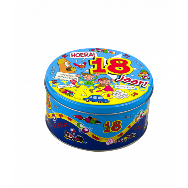 Snoeptrommel 18 jaar