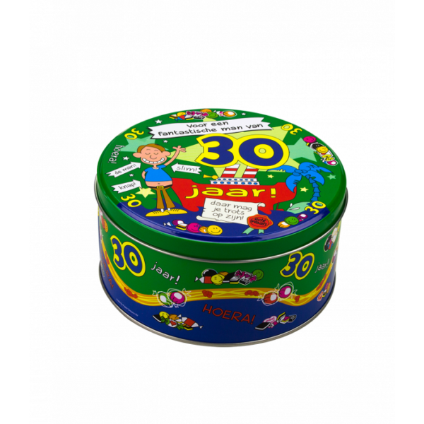 Snoeptrommel 30 jaar man