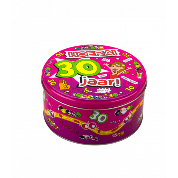 Snoeptrommel 30 jaar vrouw