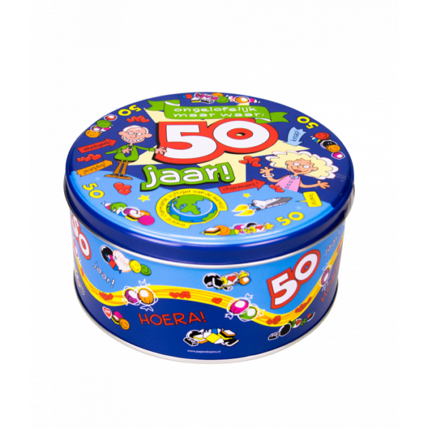 Snoeptrommel 50 jaar vrouw
