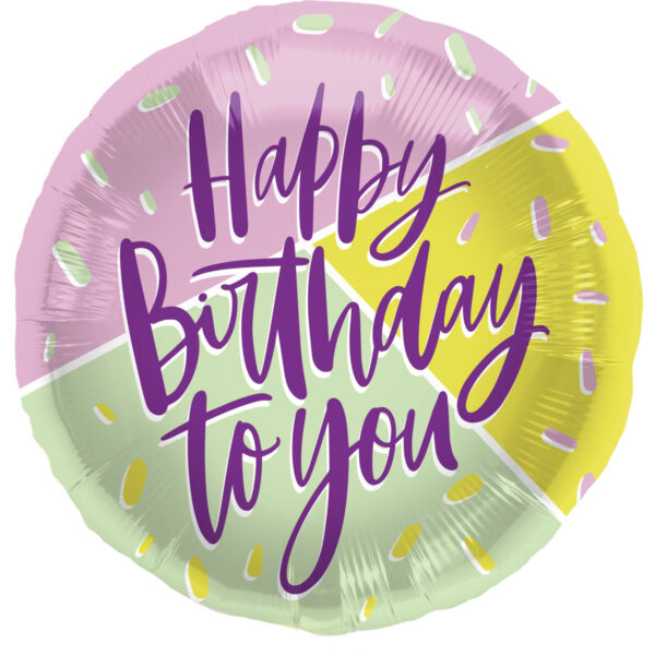 Happy birthday to you Folieballon 45 cm