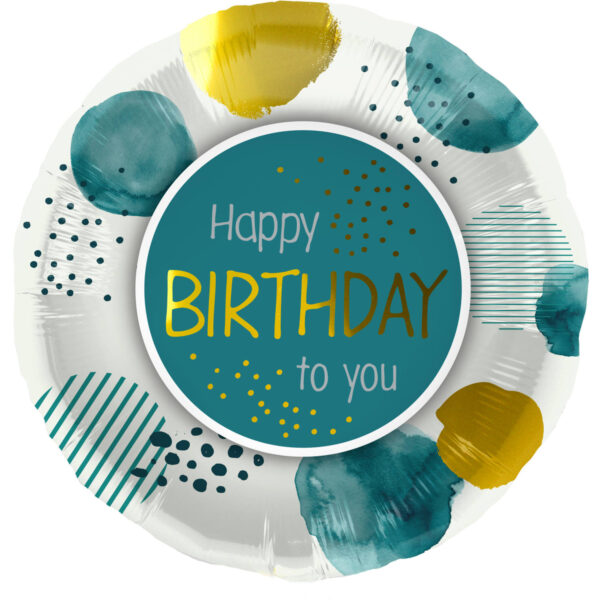 Happy b-Day Folieballon 45 cm