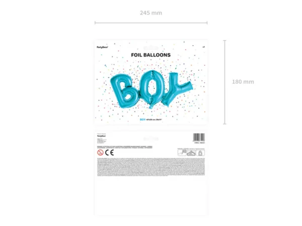 Boy Folieballon - Afbeelding 2