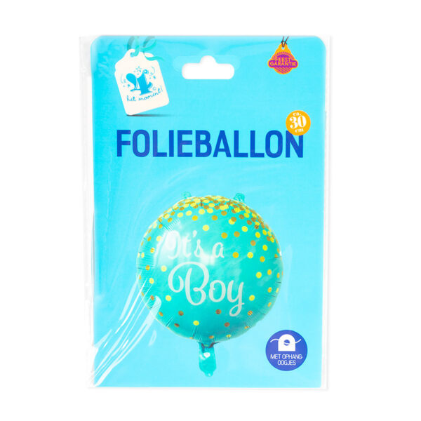Its a boy Folieballon 30 cm - Afbeelding 2
