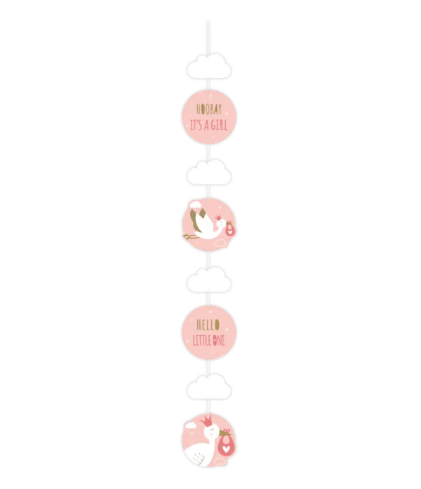 Hangende decoratie meisje 120cm
