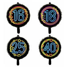 Folieballon Neon