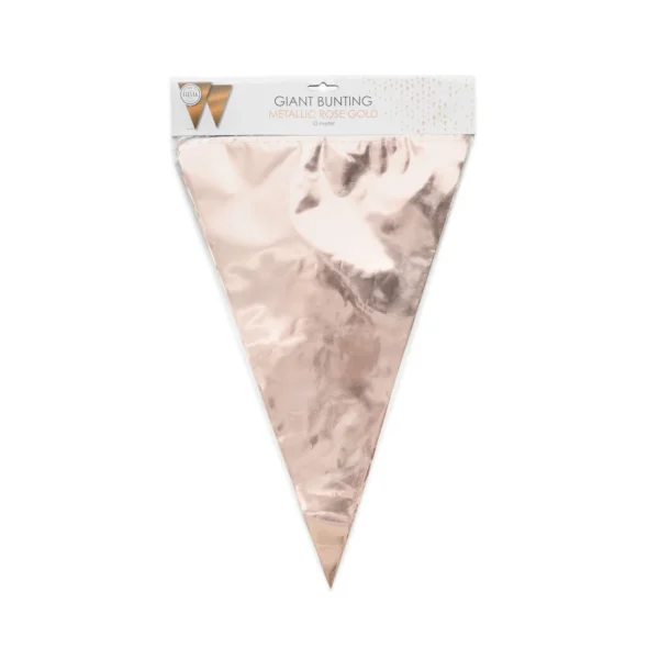 Metallic rosé gold vlaggenlijn 10 meter - Afbeelding 2
