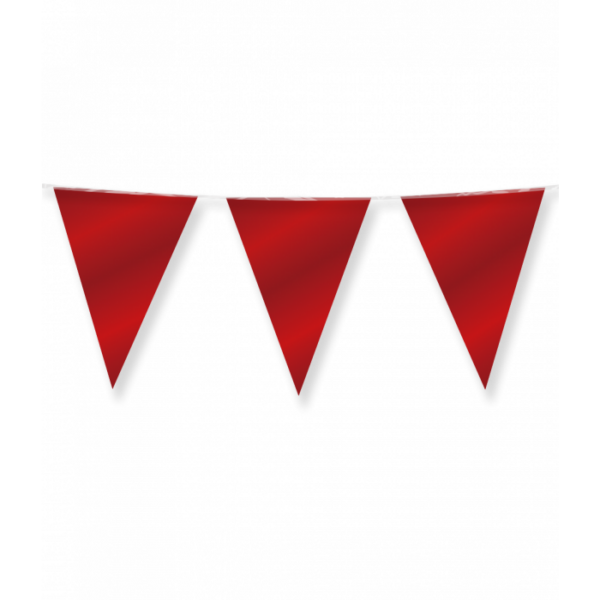 Ruby rood vlaggenlijn 10 meter