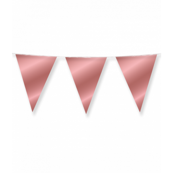 Rosé gold vlaggenlijn 10 meter