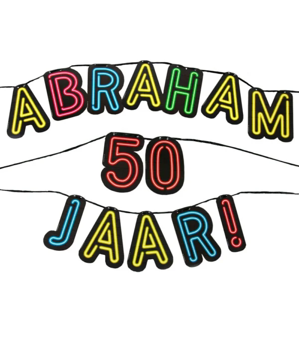 Letterslinger Abraham neon