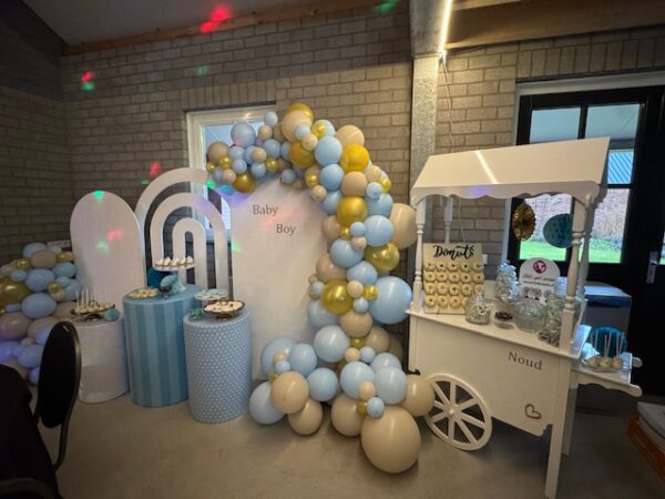 Backdrop met ballon decoratie - Afbeelding 7