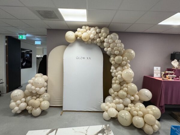 Backdrop met ballon decoratie - Afbeelding 8