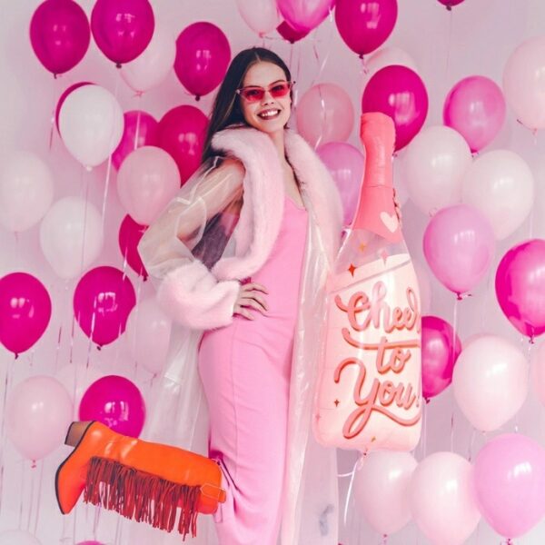 Folieballon Cheers to you 97cm - Afbeelding 3