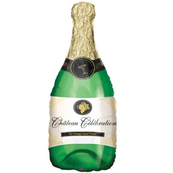 Folieballon Champagne fles 91 cm