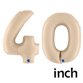 Folie balloncijfers 102 cm 40 inch