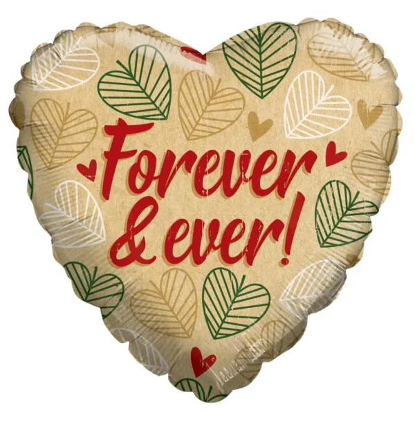 Folieballon Forever & ever 45 cm