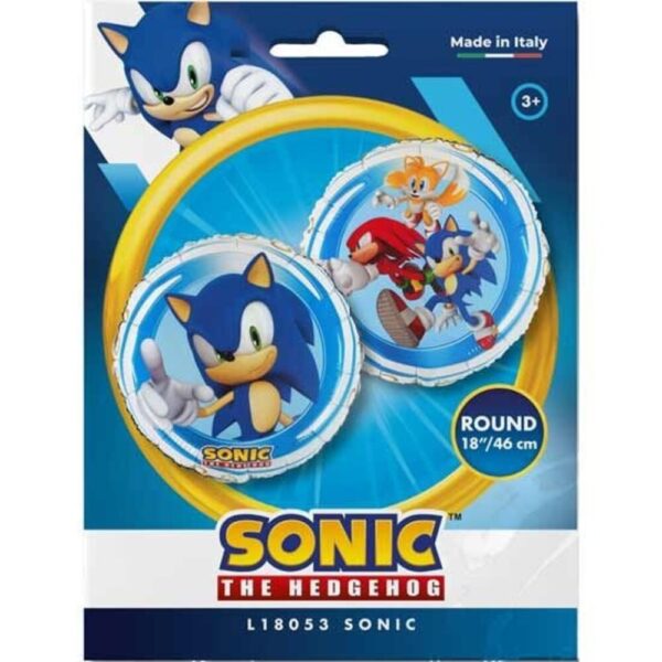 Folieballon sonic 45 cm - Afbeelding 5