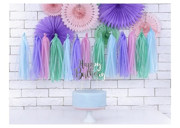 Tassel Garland - Pastel Colors - 2m - Afbeelding 2