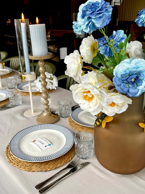 Gepersonaliseerde naam / menu / bedank kaartjes - Afbeelding 2