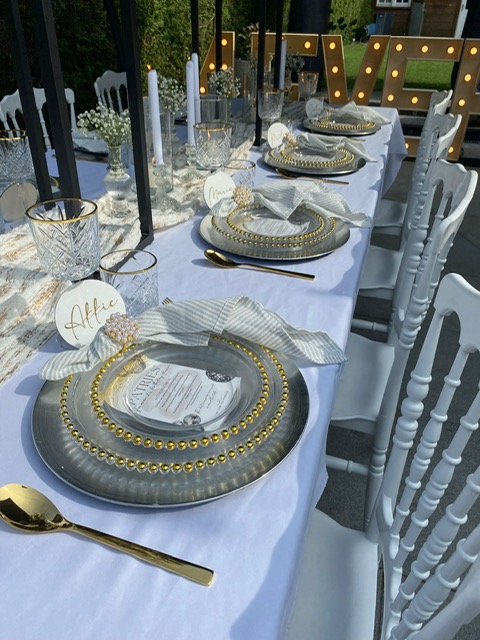 Gepersonaliseerde naam / menu / bedank kaartjes - Afbeelding 4